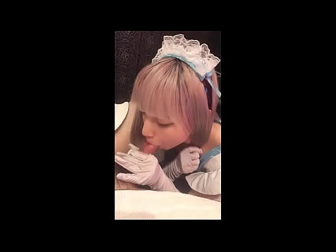 ❤️ 日本偶像[mayuka]，法国女仆装，第一部分，口交和用乳液打飞机 ❤❌ Sex video❌❤
